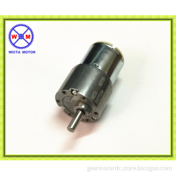 China manufacturer competitive price High precise Round brushes small dc geared motors 12v
